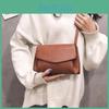 Crossbody Retro Pu Bag With Inner Card And Solid Color Design Womens For
