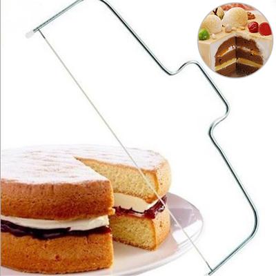 Single Line Adjustable Stainless Steel Cake Cut Slicer Decorator Baking Tool