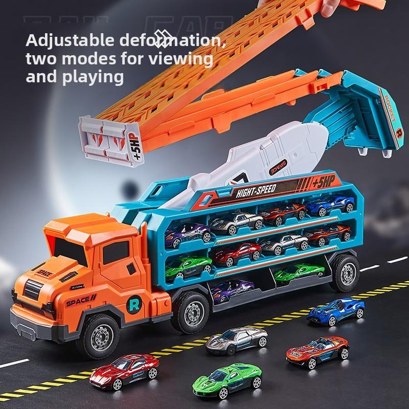 Dinosaur Rocket Orbiter Vehicles Alloy Car Toy Set For Kids Learning And Play