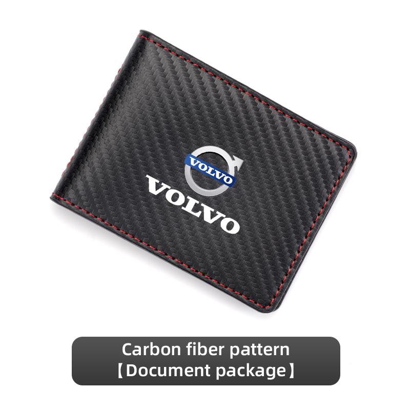 

Замшевая Автомобильная Кожаная Идентификационная Сумка для Документов Для Volvo XC60 S60 V40 V50 V60 S80 S40 C30 AWD C70 S40 S60 S80 S90 T6