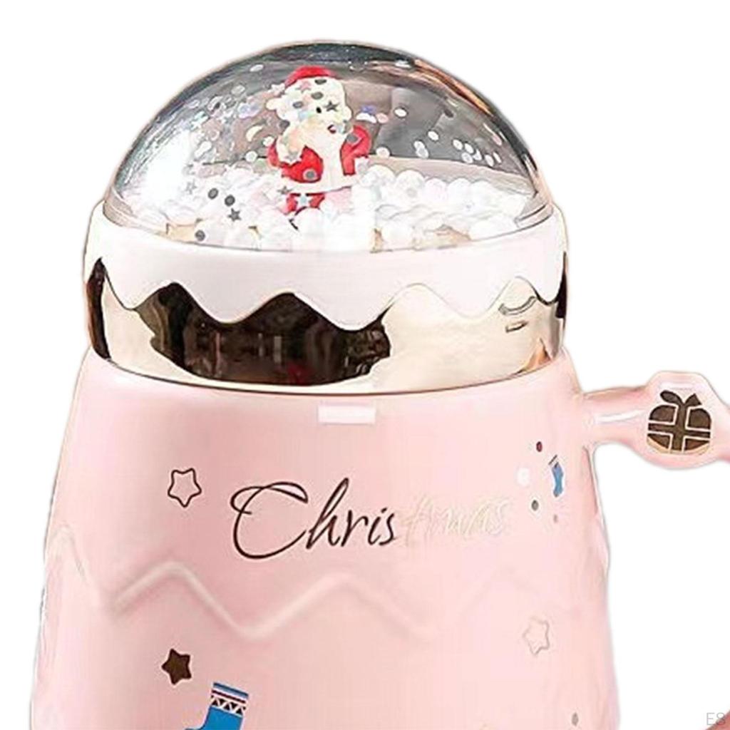 Ceramic Christmas Mug Beverage Drinking Xmas Morning Cup Winter Tableware