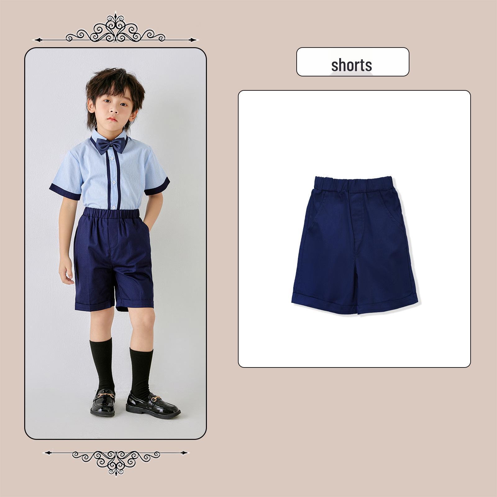 Children s Navy Style Kindergarten Summer Choir and Graduation Uniform 100cm