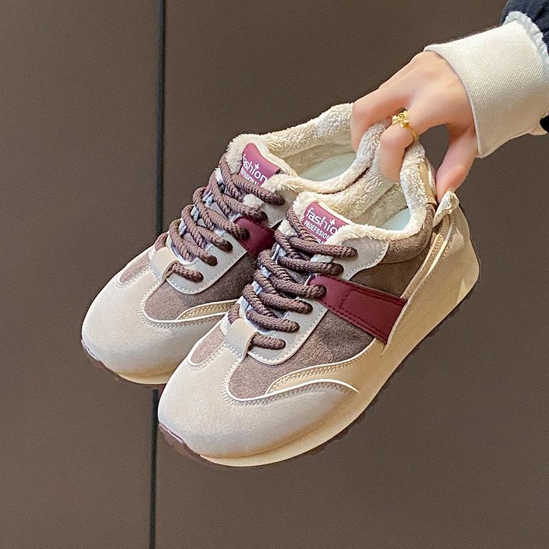 ins Korean version of the new velvet Forrest Gump shoes for women, winter students running sports to keep warm and casual