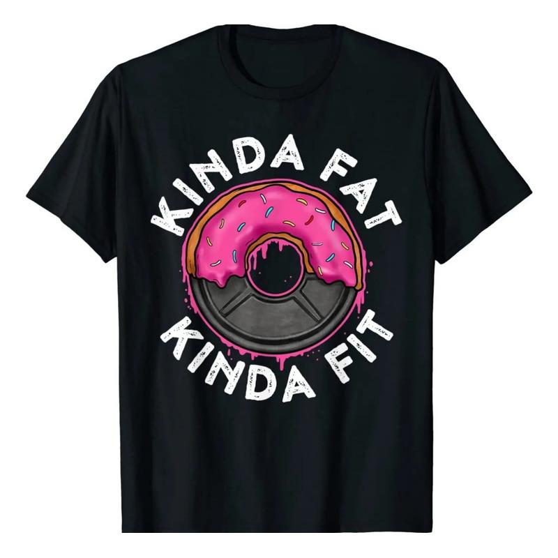?nuevo! Gym Workout Kinda Fat Kinda Fit - Divertidas Camiset S разноцветный