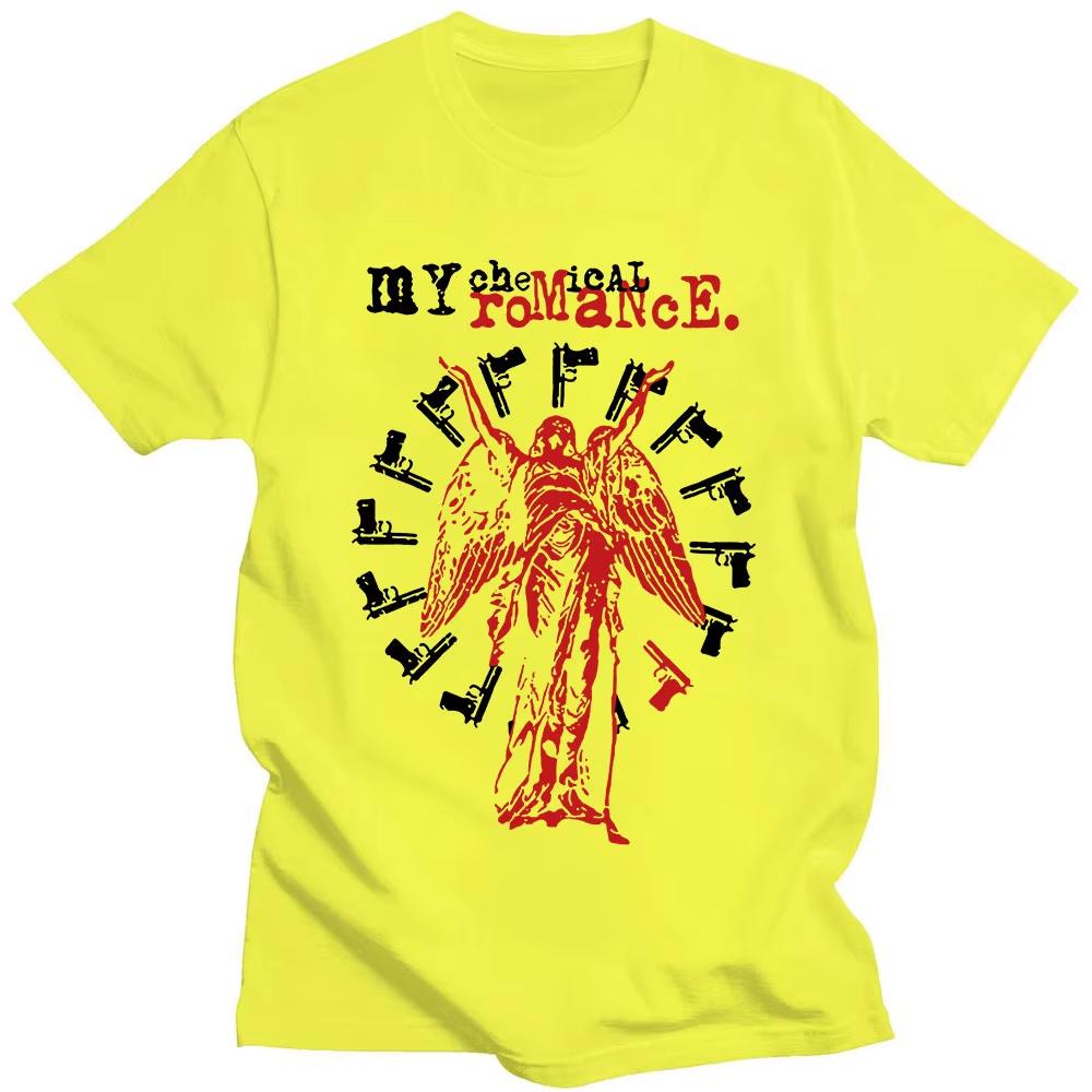 Rock Band My Chemical Rounisexce Graphic T Shirts The Black Parade Unisexs Vintage Punk Hip Hop Oversized Unisex Streetwear Trendy