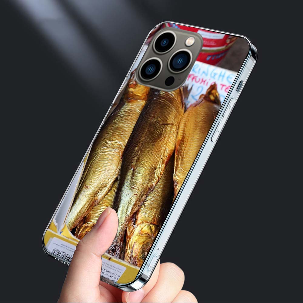 Smoked Mackerel Fish Foodstyling Composition Phone Case For Iphone 16E 15 Pro 14 Plus 17E 16 17 Pro Max Air 11 12 13 Mini Cover