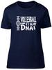 Volleyball Its in my DNA Fitted Unisexs Ladies T Shirt