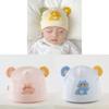 Baby Infant Cotton Sun Protection Hat With Soft Round Top For Newborns