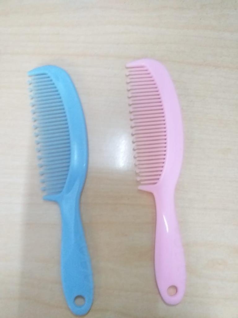 @ Plastic Hair Comb For Baby Blue & Pink Color Set Of 3 Zr-2865-60%Off