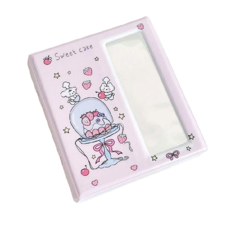 

Photocard Album 40 Page Photo Booth Album with Cartoon Cover Picture Holders Book for Capturing Concert Experiences рожевий