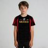 Kids Mexico Letter Print Short Sleeve T-Shirt, Casual Themed Top