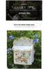 European Style Embossed Floral & Bird Wall-mounted Mailbox - Outdoor Garden Decoration & Indoor Storage