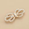 1 Pair New Brooches For Women's Clothing Cardigan Sweater Blouse Shawl Clips Shirt Collar Flower Pattern Clasps