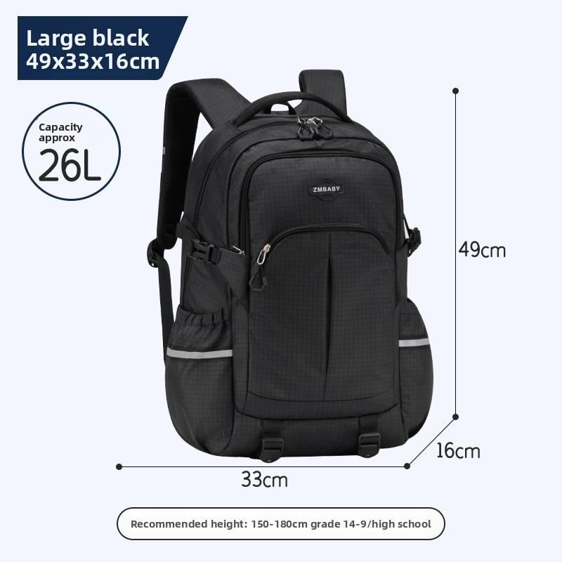 Sesame Baby Large Capacity Nylon Travel Backpack With Breathable Straps For School And Outdoor Use