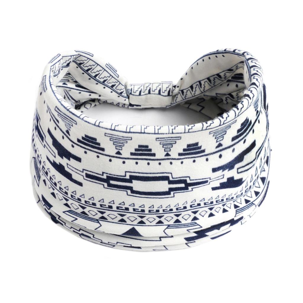 Women's Wide Retro-Style Elastic Sports Headband - Yoga & Hair Accessory