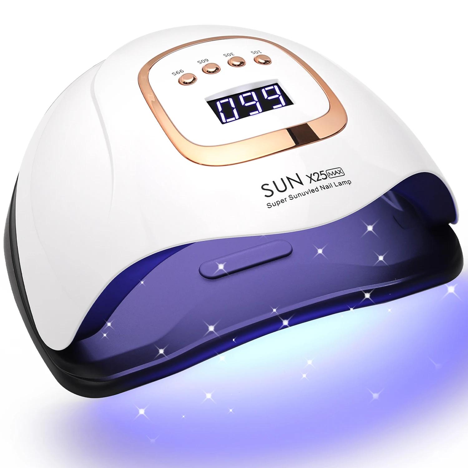 

LED Nail Lamp 380W for Gel Nails Fast Curing Dryer with 81 LEDS 4 Timers Professional UV Light for Home Salon Nail Art Tools EU
