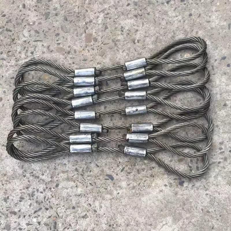 Lihu King Pressed Galvanized Carbon Steel Wire Rope Sling