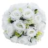 Bridal Bridesmaid Bouquet Innovative Simulation Rose Flowers Bunch Wedding Decoration White