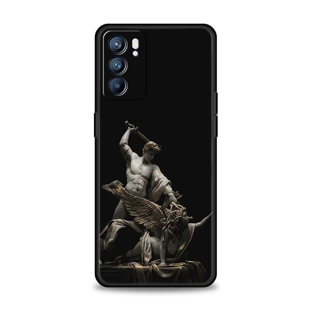Ancient greek sculpture Phone Case For Oppo A54 A53 A52 A15 A95 A16 A78 A79 A80 A98 4G Find X5 X6 Reno10 12 13 F Pro 5G Cover