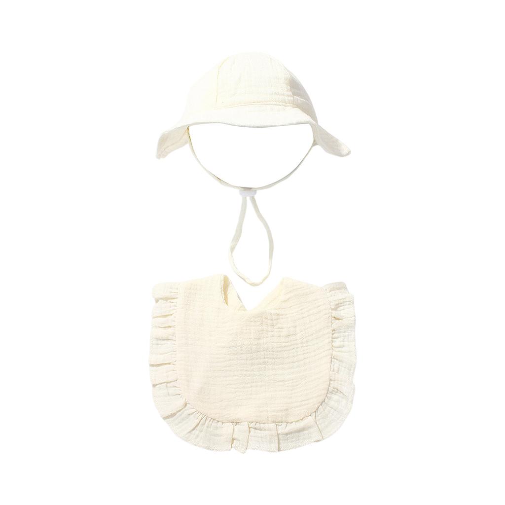 Sommer Baby Farbhut und Lätzchen Set