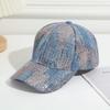 Fashionable Denim Baseball Cap Unisex Autumn Winter Style Breathable Sunshade Windproof Warm Curved Brim Hat for Men And Women