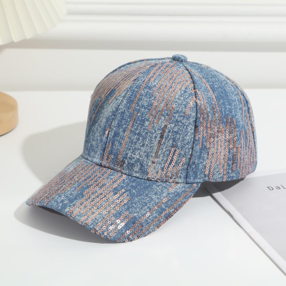 Fashionable Denim Baseball Cap Unisex Autumn Winter Style Breathable Sunshade Windproof Warm Curved Brim Hat for Men And Women