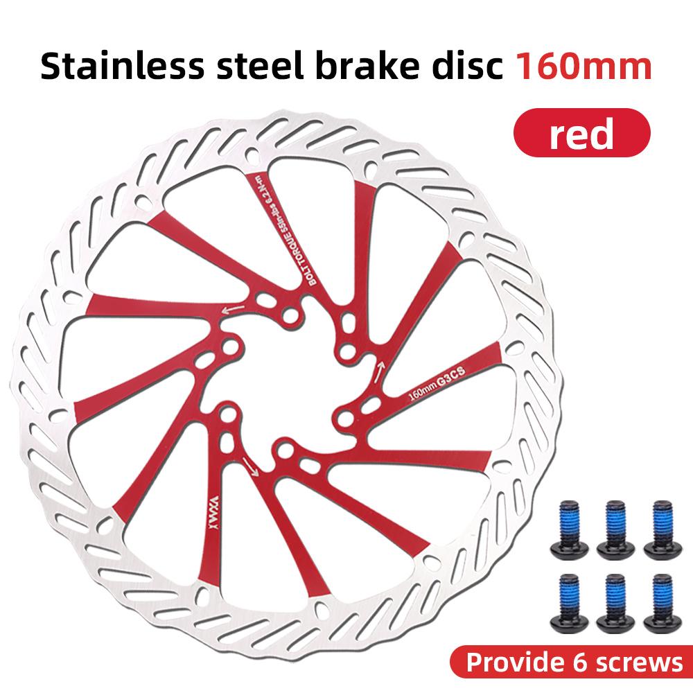 

Bicycle Disc Brake Rotor 160/180/203mm Hydraulic Floating Martensitic Stainless Steel Durable Precision Secure Fit for MTB DH