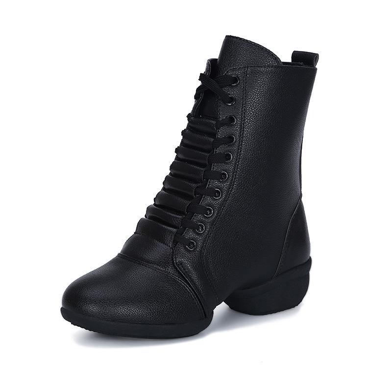 

Женские танцевальные ботинки моряка на мягкой подошве 2025 - Осенне-зимняя обувь для квадратных танцев 41