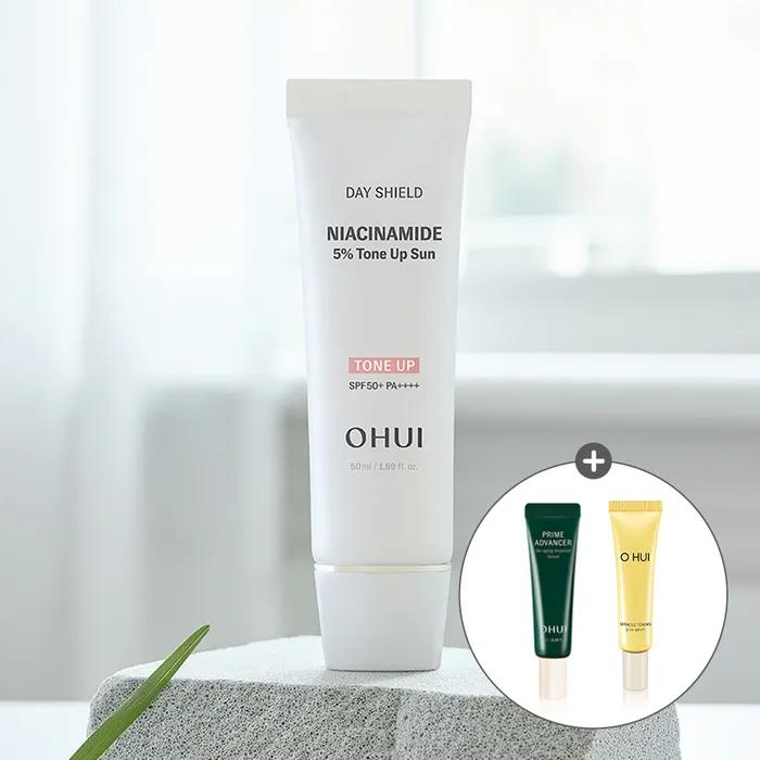 Day Shield Niacinamide 5% Tone-Up Sun 50ml Free gift subject to change