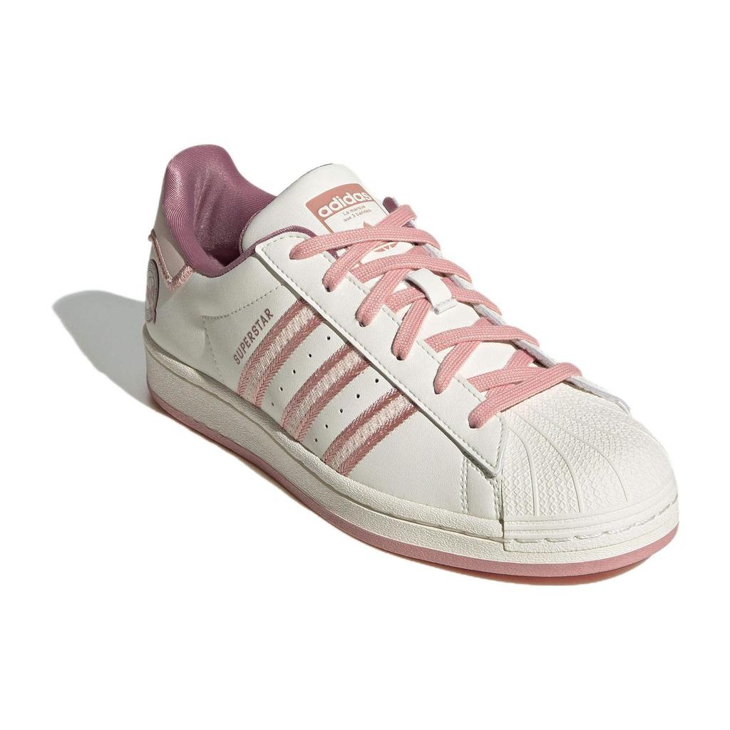 Adidas Originals Superstar Casual Low-Top Sneakers Women Sneakers White Red IE5528