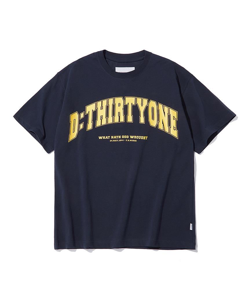 DTHIRTYONE University Logo T-Shirt_Dark Navy