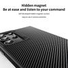 Suitable for Samsung S25ULTRA Mobile Phone Case S24PLUS Built In Magnetic Carbon Fiber Pattern TPU Anti Fall Protection Case