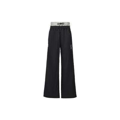 Ambush X NBA Nets Doppelte Taille Druckknopf Lockere Sporthose für den Frühling Damen Unterteile Schwarz DB9571-010