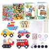 1000 Stück 10mm Bügelperlen Set Groß 1cm Perlen DIY Bastel Puzzle Spielzeug für Kinder Kreatives Geschenk