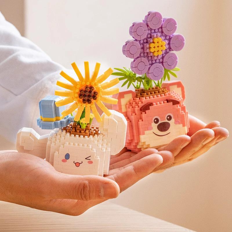 Compatible Lego Micro Cartoon Figurine Building Block - Educational Toy for Kids