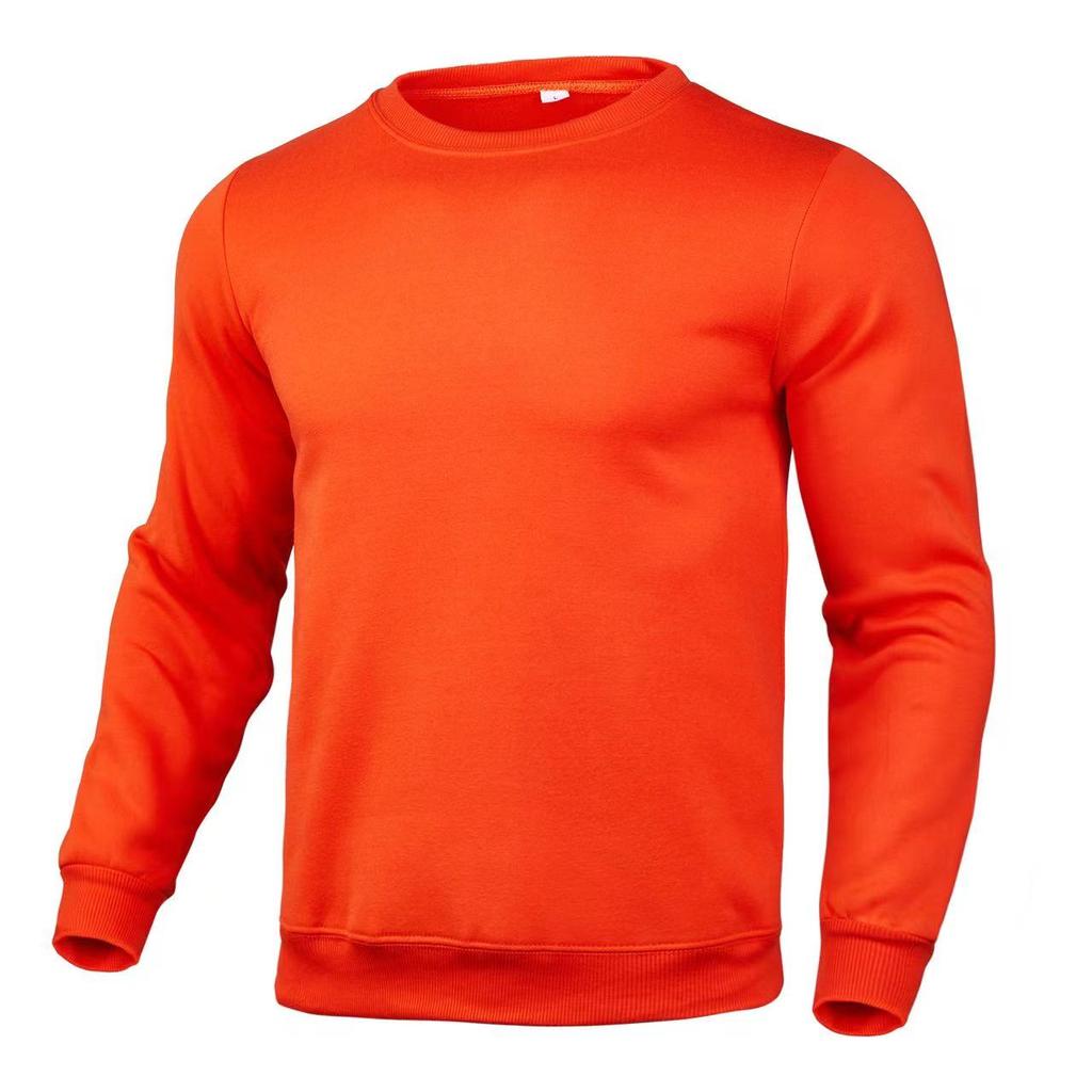 2025 Men's and Women's Sweater Fashion Brand Casual Sweater Solid Color Round Neck Long Sleeve Pullover Sweater