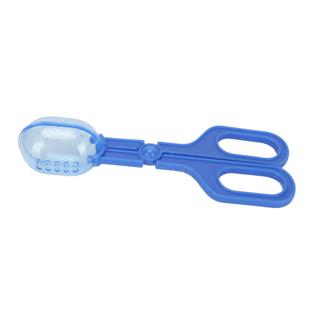 Reptile Feeding Clamp Reptile Feeding and Cleaning Tool Reptile Poop Scoop with Vents for Tortoise Lizard Frog Spider