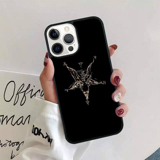 Satanic Scary Skull Coque Shell For iPhone 17 Air 15 16 14 13 12 Pro Max 11 Pro Max Plus Phone Case Cover