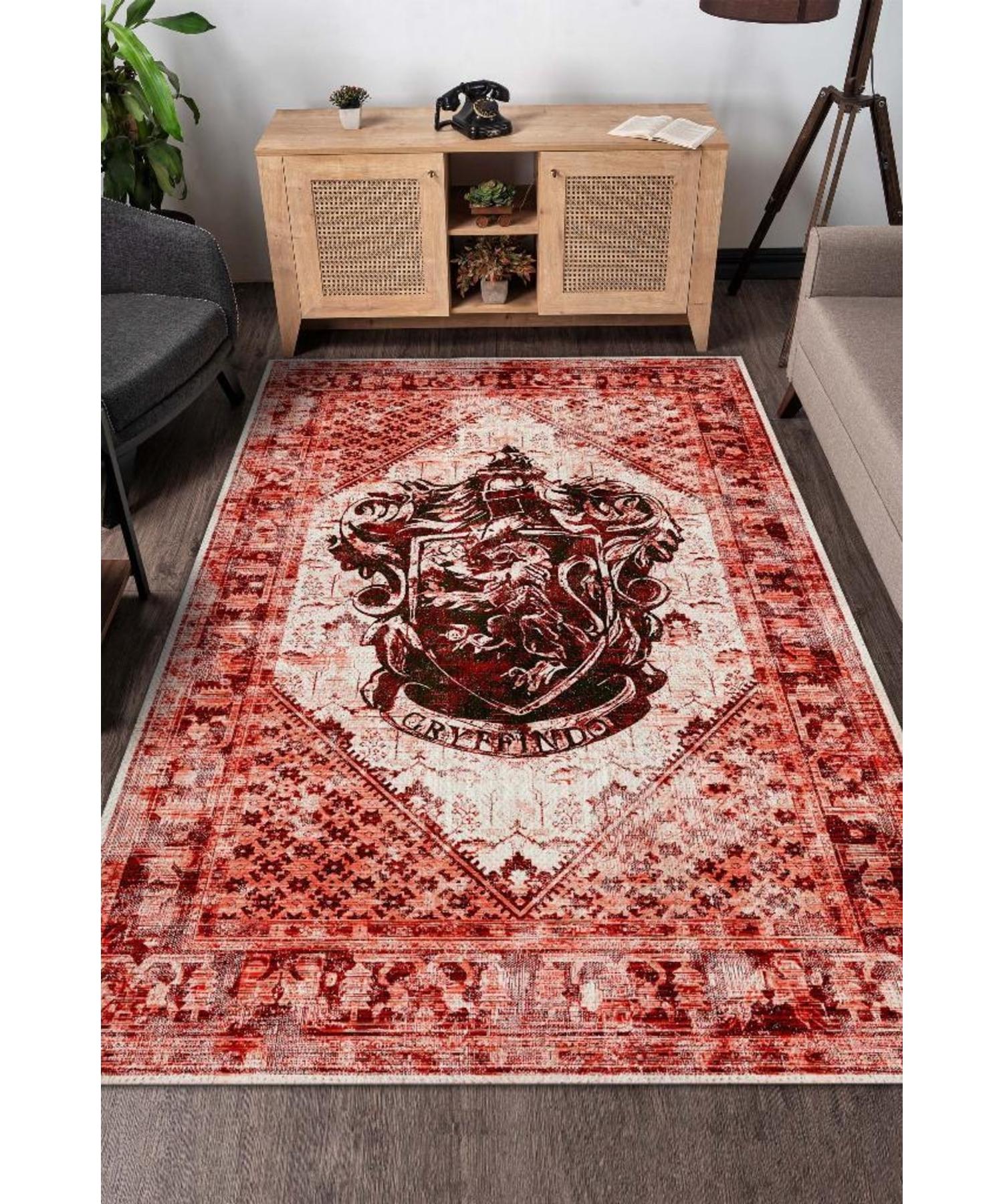 

Gryffindor Woven Backed Washable Non-Slip Harry Potter Movie Rug