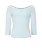 Peullijeunopallou Zed Off-Shoulder Long Sleeve Top (Mint)