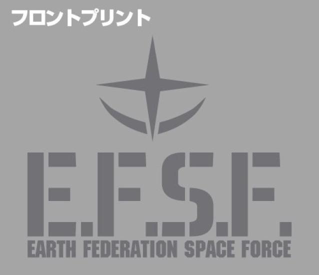 Cospa Mobile Suit Gundam Earth Federation Space Force Polo Shirt OX GRAY L size
