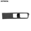 Head Light Lamp Switch Control Button Cover Trim For Hyundai Santa Fe 2024 2025 Carbon Fiber Interior Accessories Car Styling