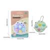 Cartoon Toy Fish Shape Bubble Pressing Toy Keychain Holding Sensory Toy Pressure Release Toy Mini Gadget Funny Gift