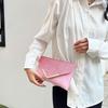 1Pc Shiny Shoulder Women's Bag, Simple Retro Clutch Bag, Fashionable Versatile Diagonal Span Bag