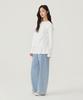 COVERNAT WOMAN Shirred Layered Jersey Dress Off White