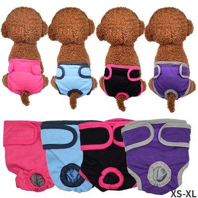 XS-XL Mode Hund Physiologische Hosen Windel Sanitär Waschbar Weibliche Hund Höschen Für Hunde Sanitär Höschen