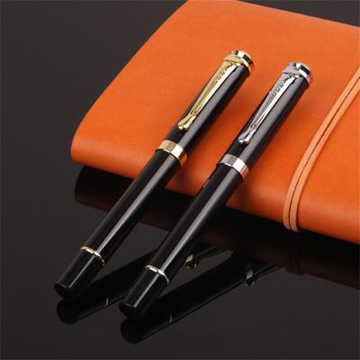 Calligraphy Business Fountain Pen Golden Trim Writing Ink Pen Classic Fountain Pen  Gift Pen