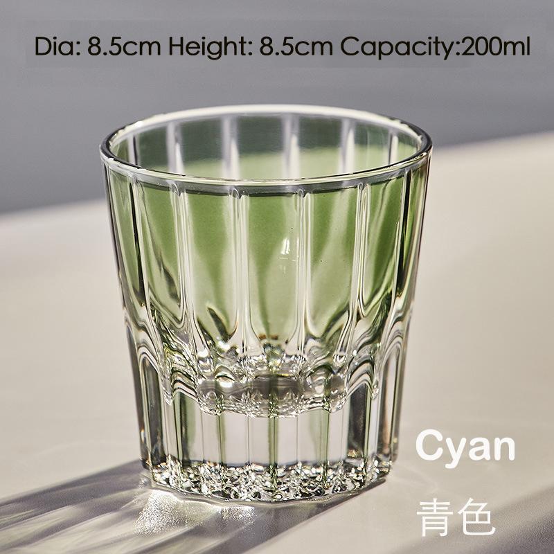 Old-Fashioned Cut Glass Whiskey Glass Tumbler Water Glass Cup Suitable for Cocktail Whisky Drink Red Wine Vodka