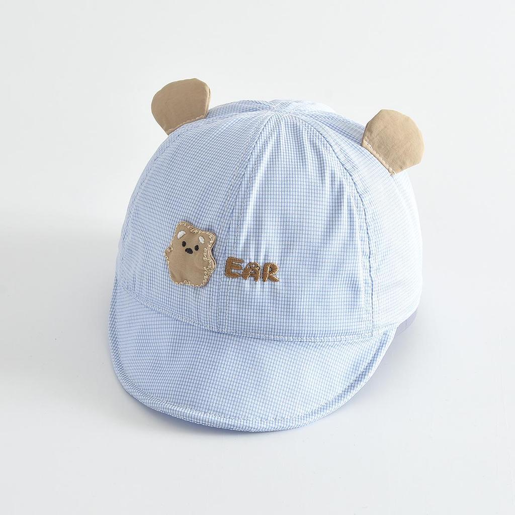 Kids' Soft Brim Duckbill Cap: 3D Cartoon Ear Sun Hat for Boys & Girls
