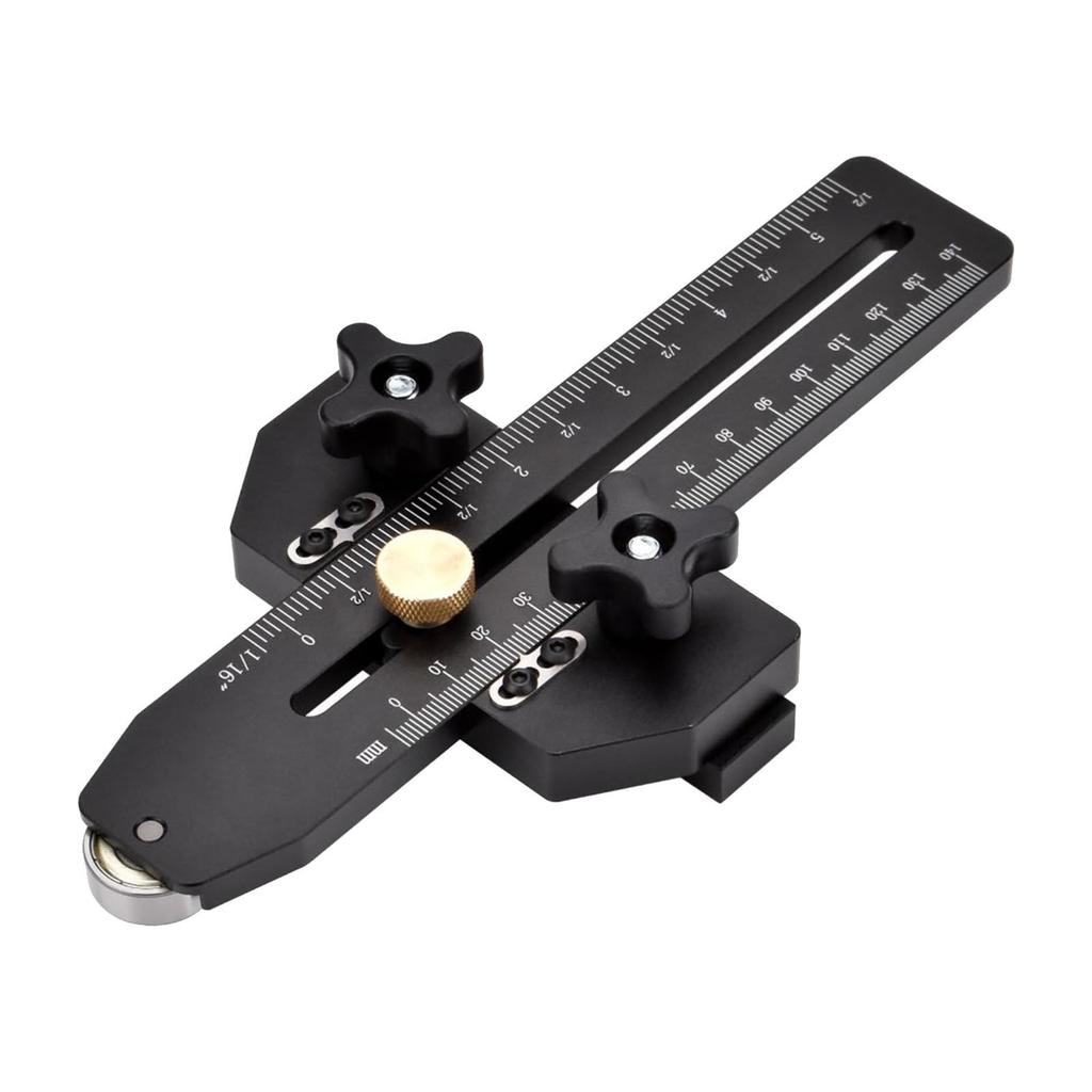 Thin Rip Jig Table Band Saw Router Table Fast Ripping Guide with Roller Limiter Woodworking Tool for 3 8 X 3 4in T Slot